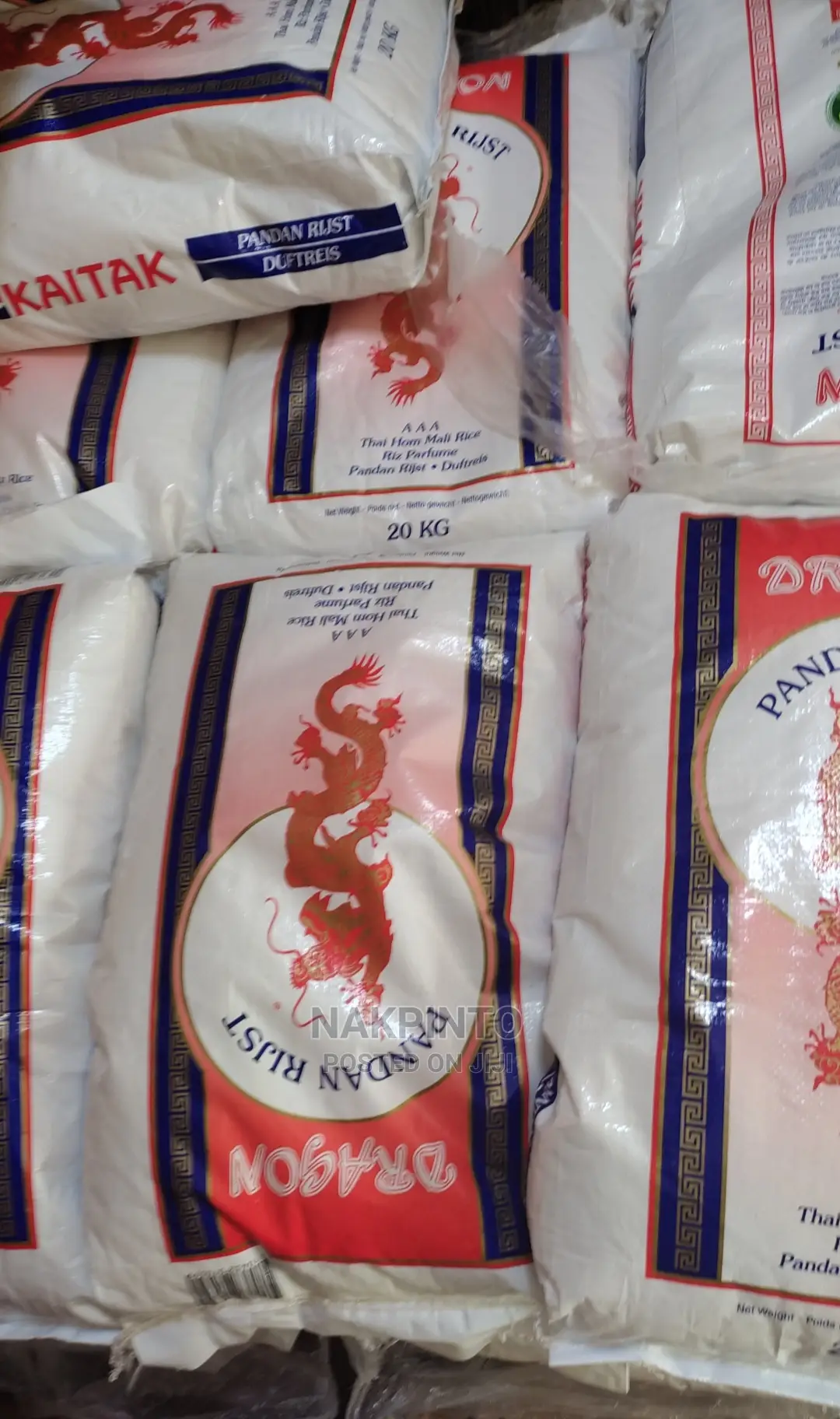 Dragon Pandan Jasmine Rice. 100% Thai Hom Mali Rice(5 Stars)