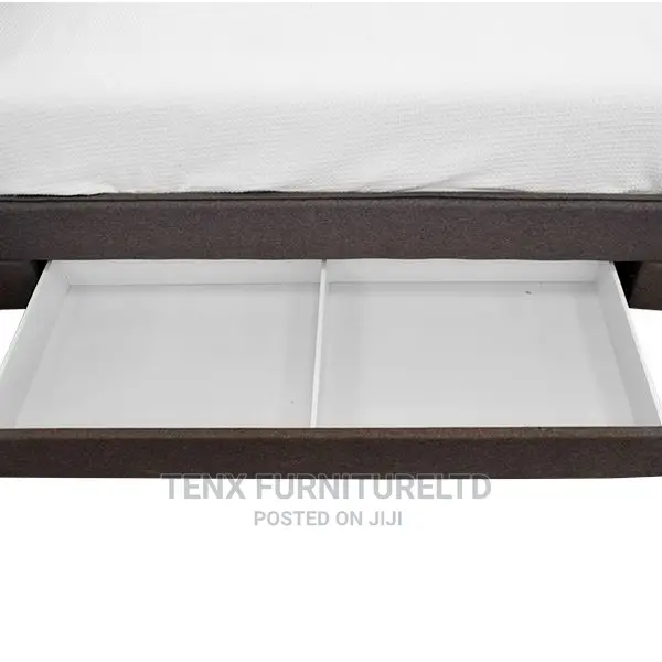 BED QUEEN SIZE (With Storage )Gray