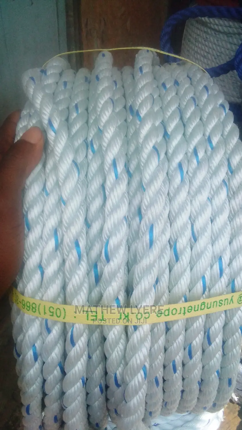 Rope White Colours 12mm and Is 100yards