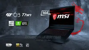 New Laptop MSI GF63 8GB Intel Core I5 SSD 256GB