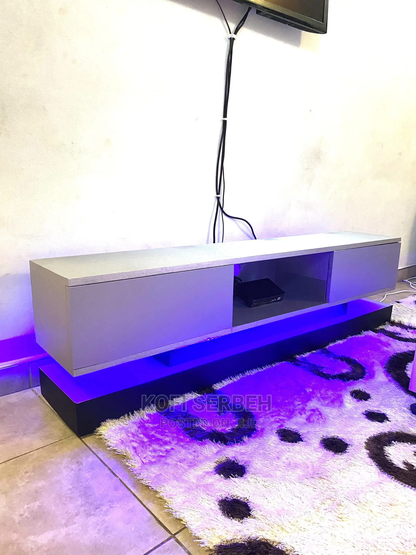 Led Wooden Tv Stand