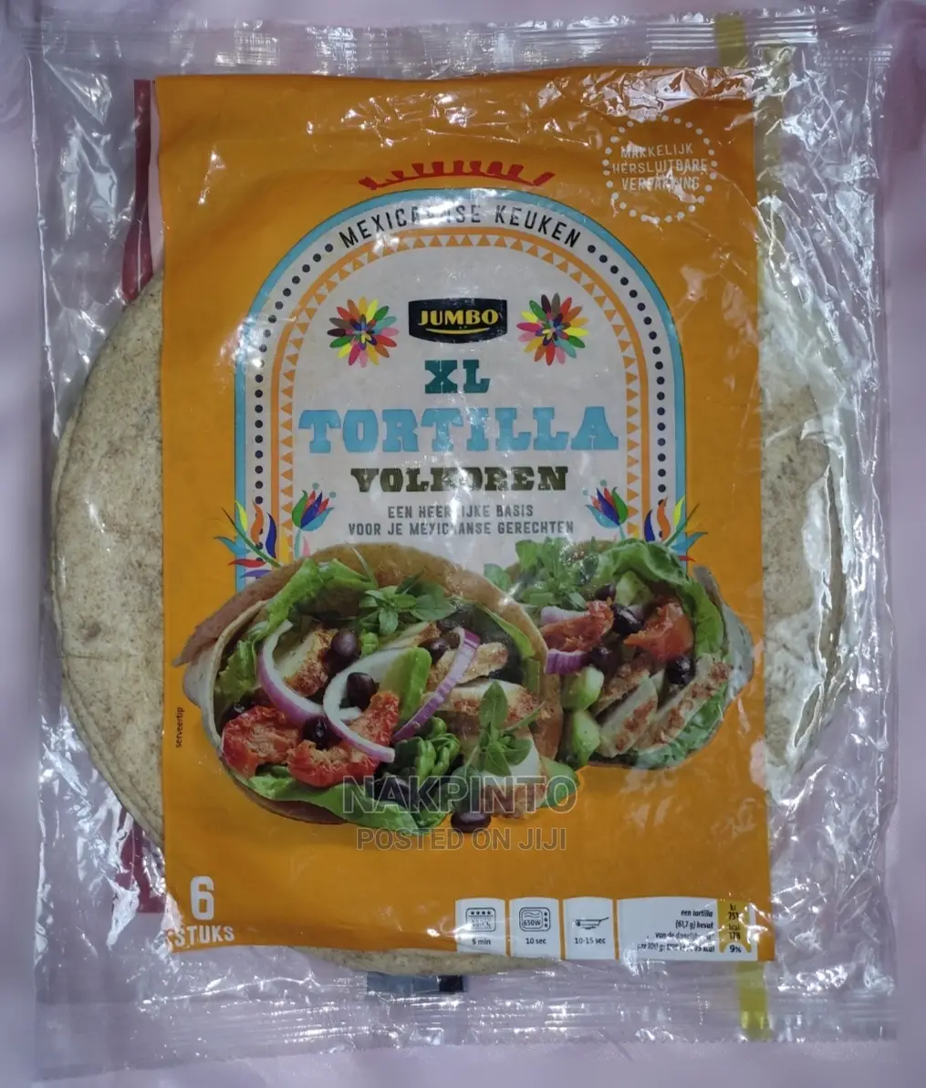 Tortilla Wraps ( Whole Wheat, Natural, XL ), Mini