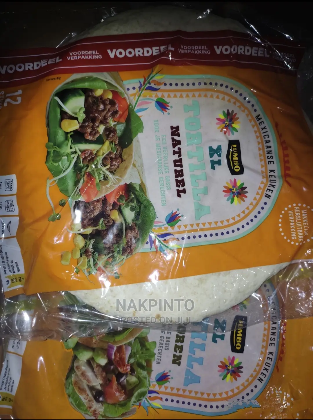 Tortilla Wraps ( Whole Wheat, Natural, XL ), Mini