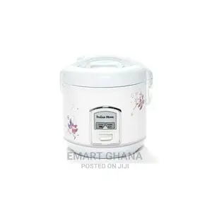 Italian Home Rice Cooker With Steamer- 5 Litres - White