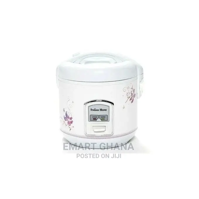 Italian Home Rice Cooker With Steamer- 5 Litres - White