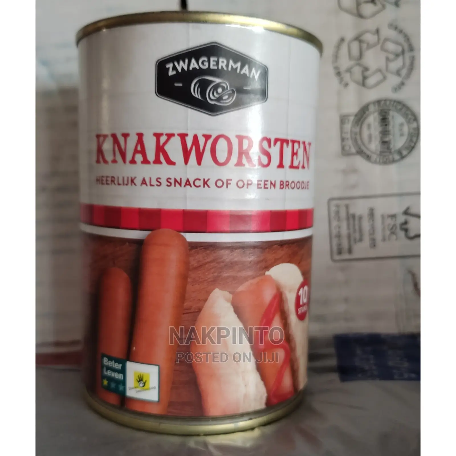 Canned Sausage ( Knak, Kip Worst ) 400g