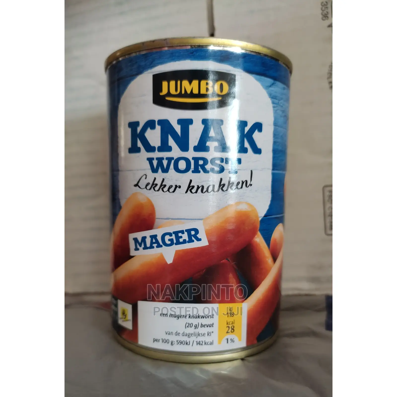 Canned Sausage ( Knak, Kip Worst ) 400g