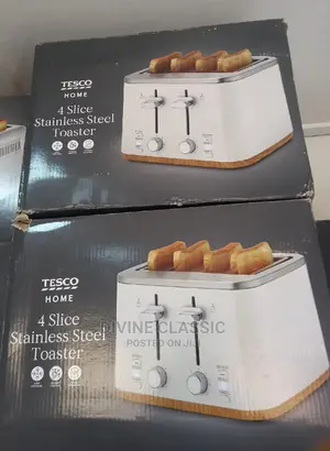 4 Slice Stainless Steel Toaster