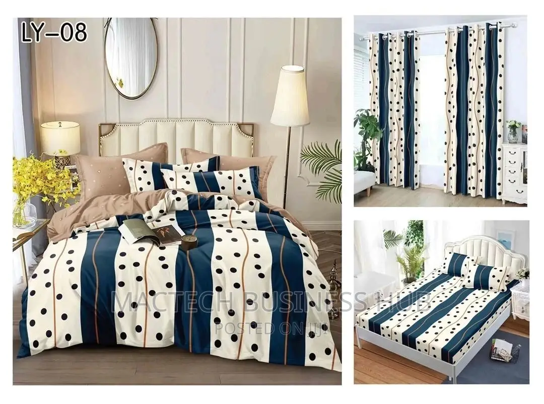 Bedsheet With Curtains