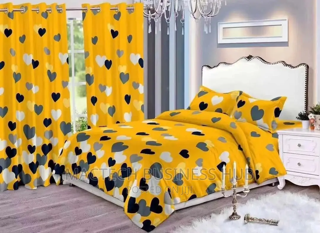 Bedsheet With Curtains