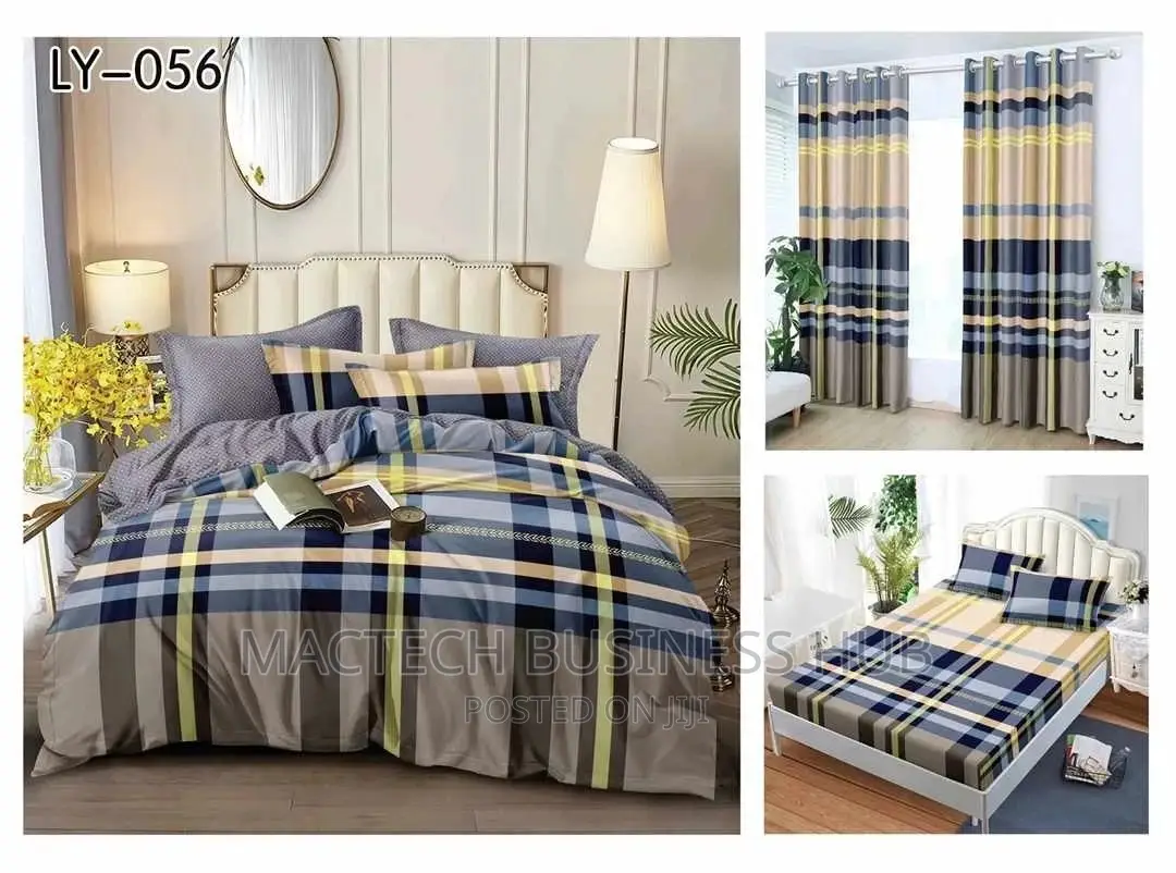 Bedsheet With Curtains