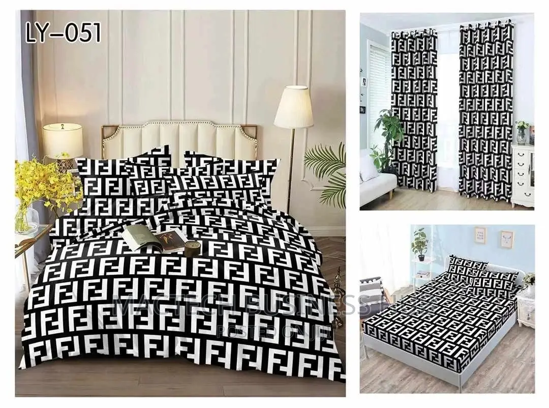 Bedsheet With Curtains