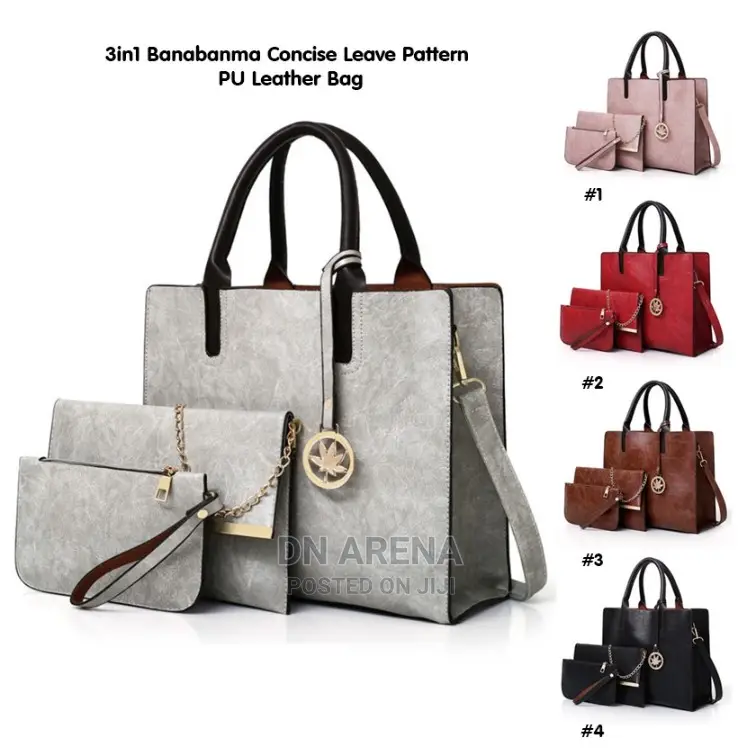 3 In1 PU Leather Ladies Handbags