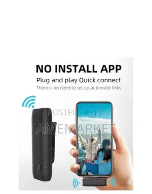Lavalier Lapel Wireless Microphone. iPhone Audio Recording