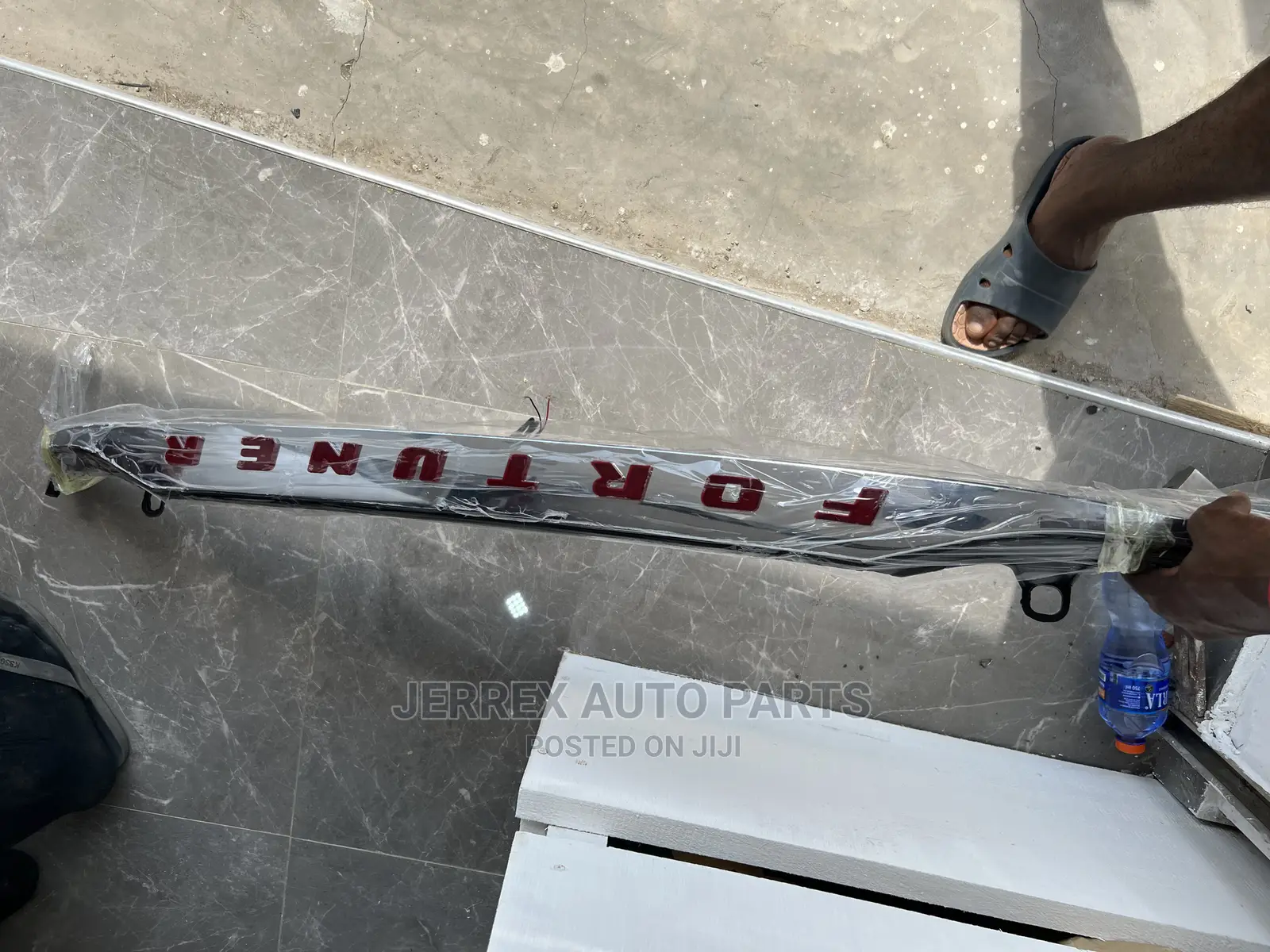 Toyota Fortuner 2016-2020 Boot Garnish Chrome LED
