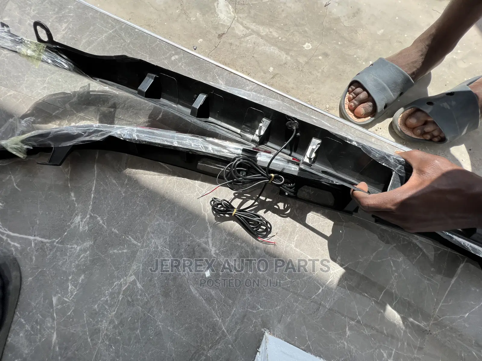 Toyota Fortuner 2016-2020 Boot Garnish Chrome LED