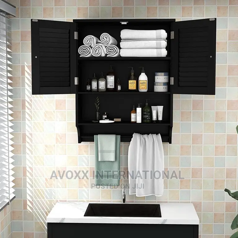 Choocho Wall Cabinet WC19001 - Black
