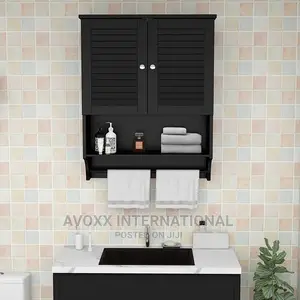 Choocho Wall Cabinet WC19001 - Black