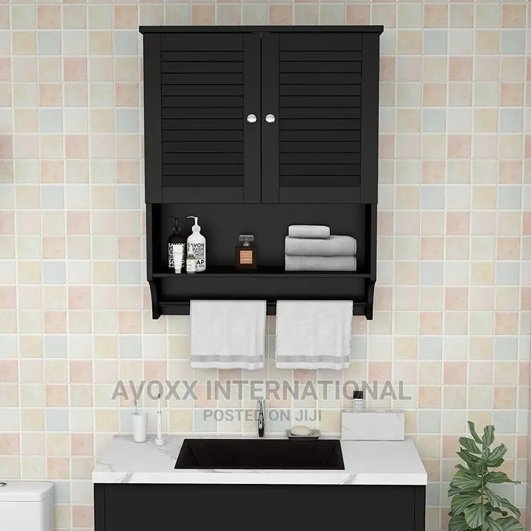 Choocho Wall Cabinet WC19001 - Black