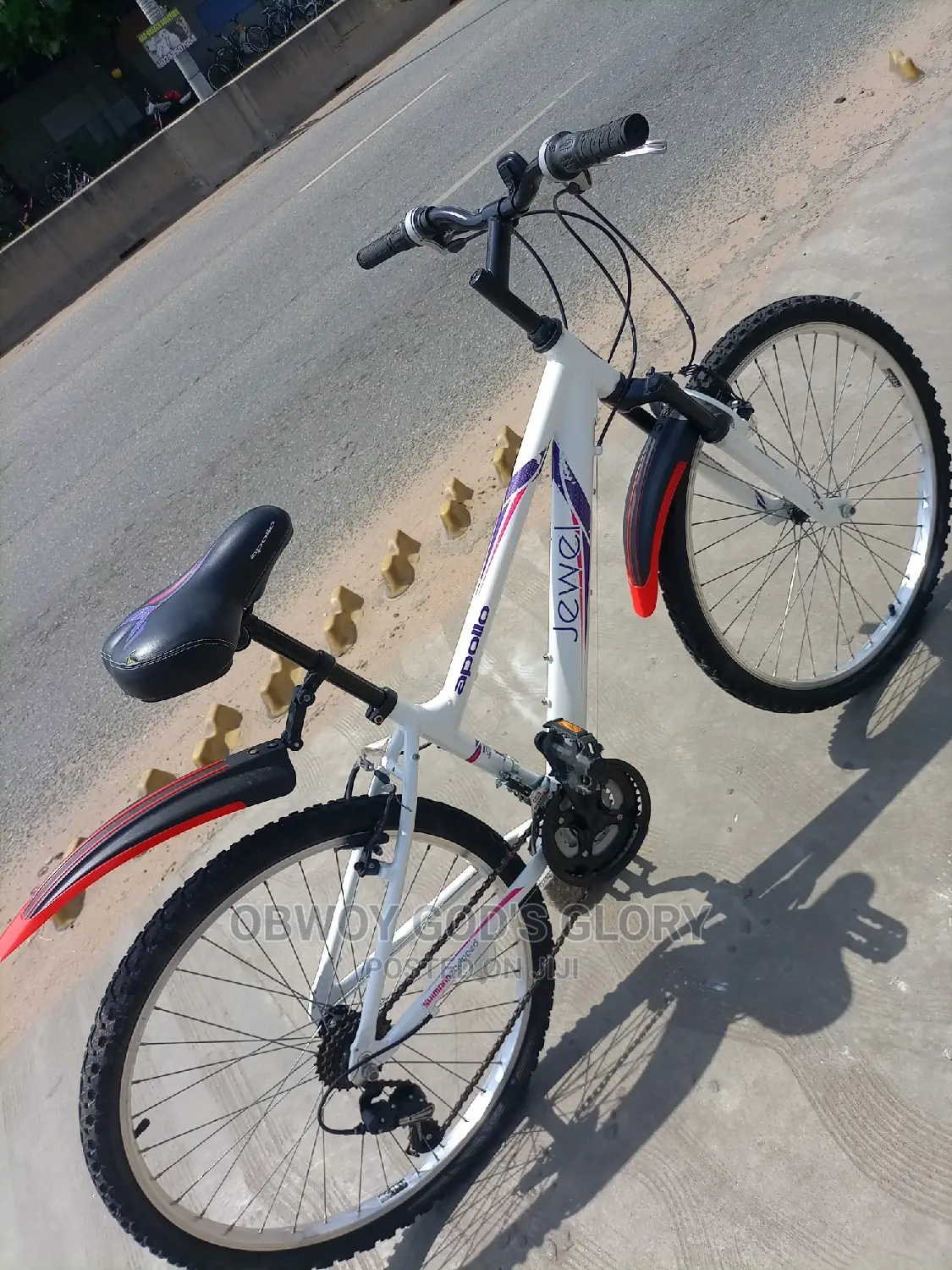Lovely White Sports Bike