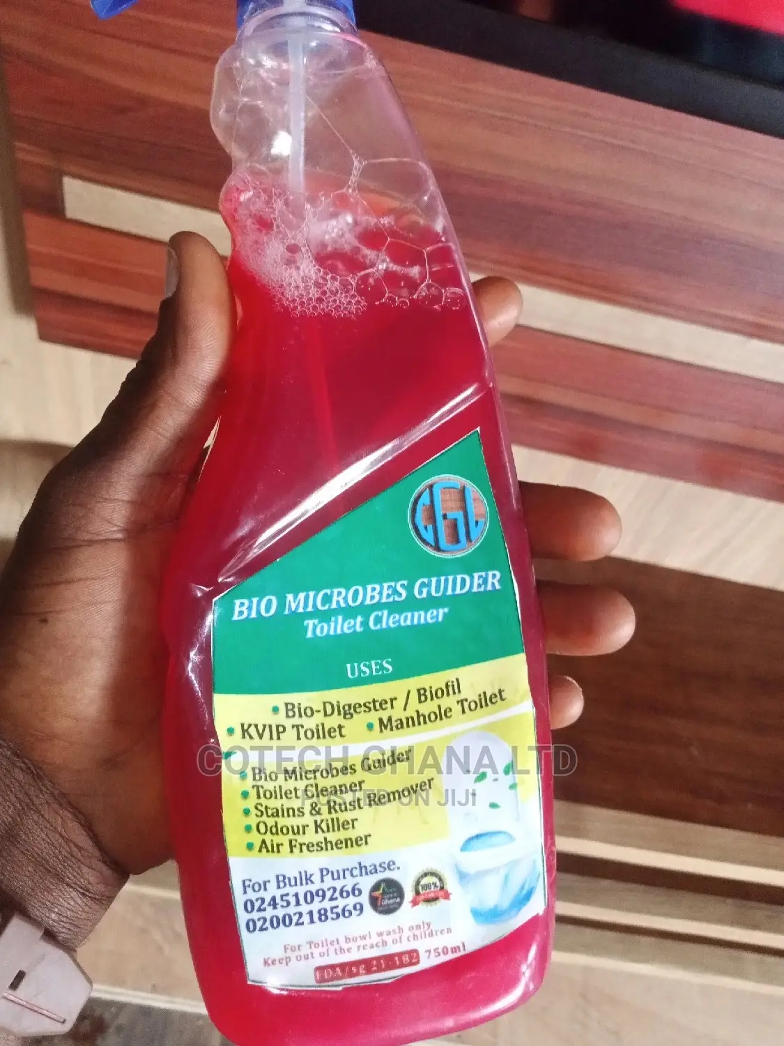 Bio Digester Toilet Bowl Cleaner ( Bio Microbes Guider)