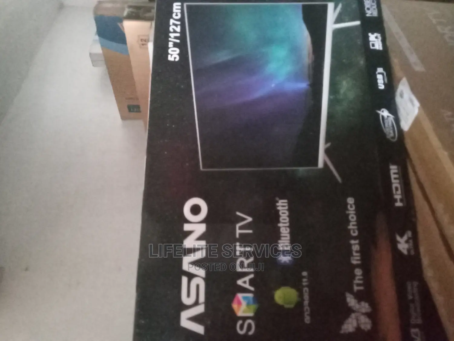Smart Android Tv- Asano 50"(Bluetooth)
