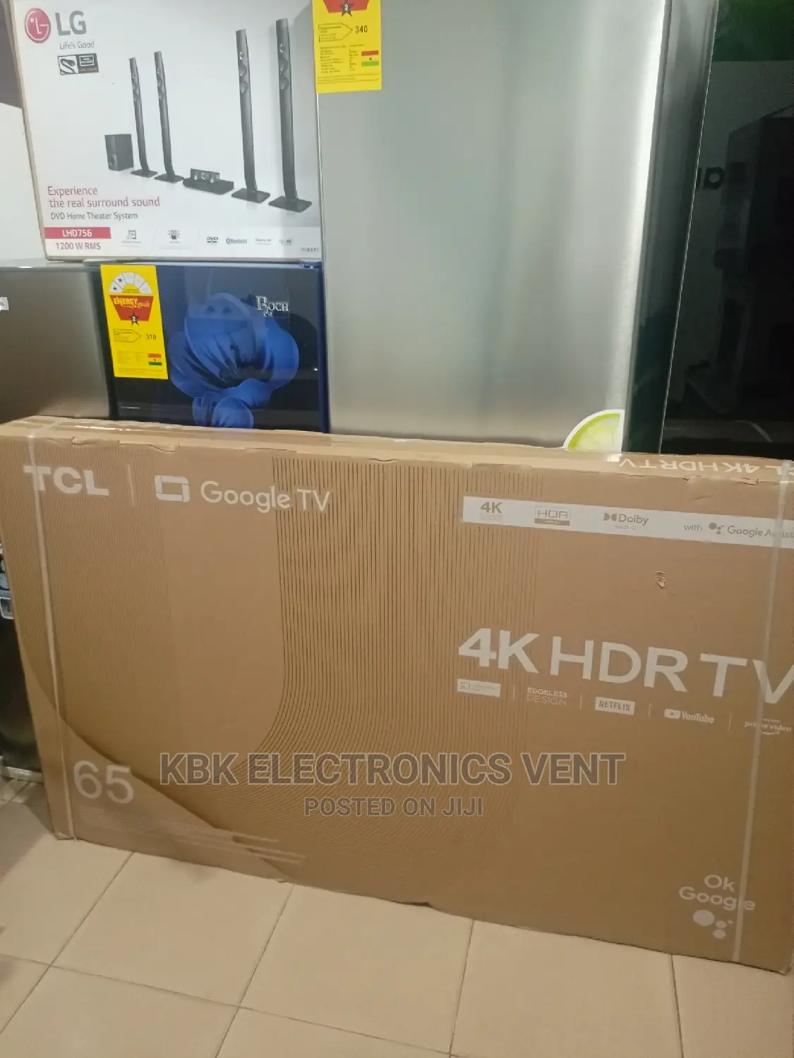TCL 65" Smart(Android) Uhd Satellite Digital Led Tv
