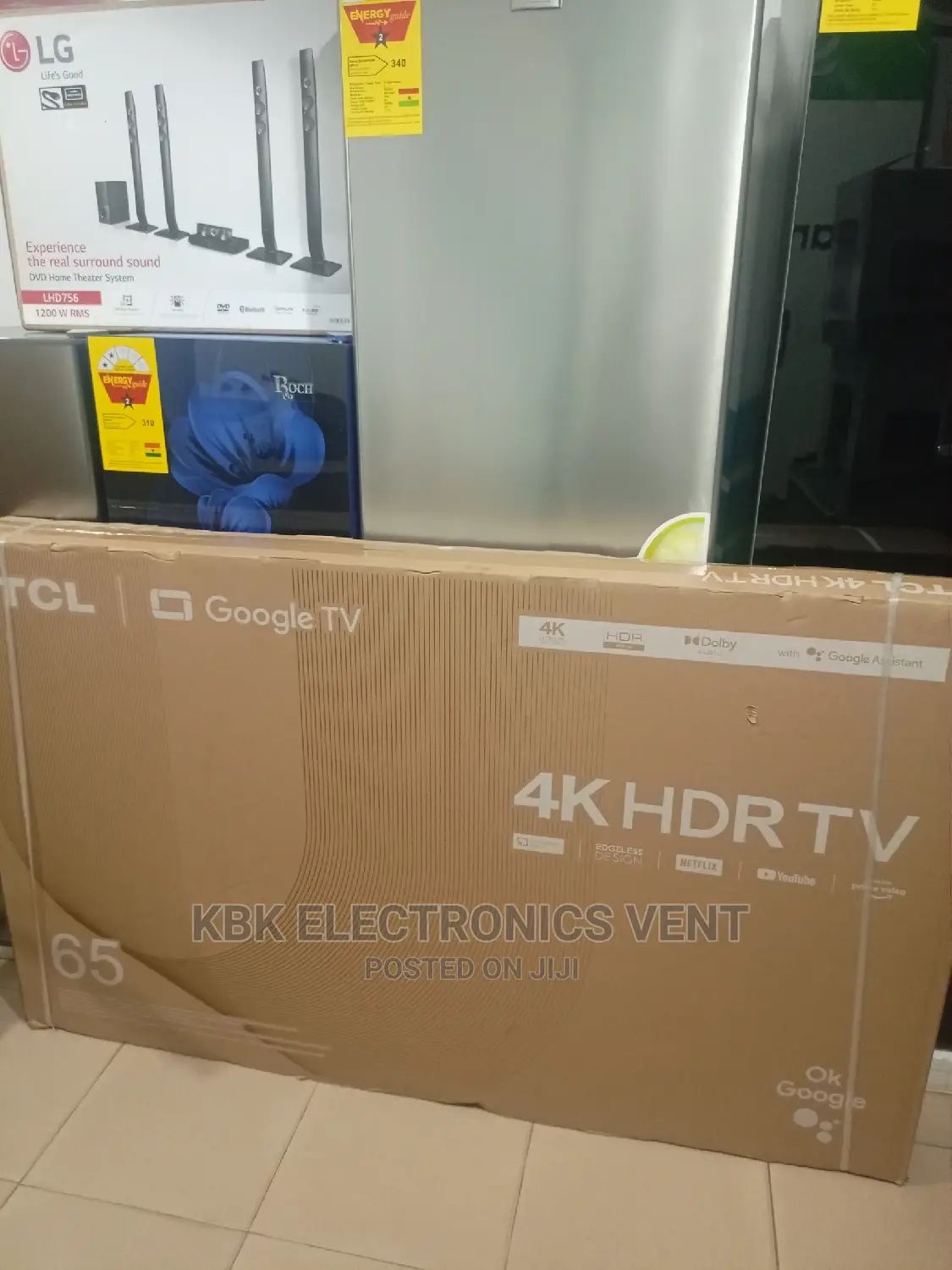 TCL 65" Smart(Android) Uhd Satellite Digital Led Tv