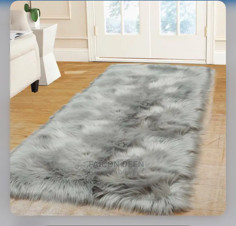 Fluffy Fur Center Carpet (Ultra Soft Fur Rug )Size180x120cm