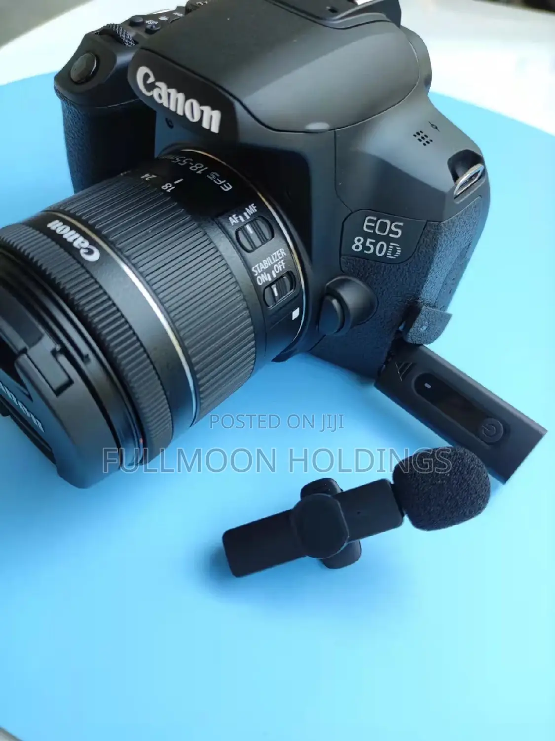 Wireless 3.5mm Lapel Condenser Mic for Camera, Smartphone,
