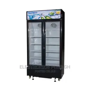 Nasco 1000 Litres Double Door Display Fridge