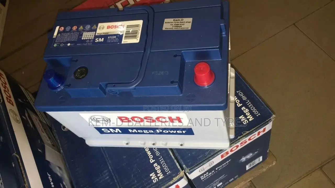 15 Plates Bosch Car Battery+ Free Delivery