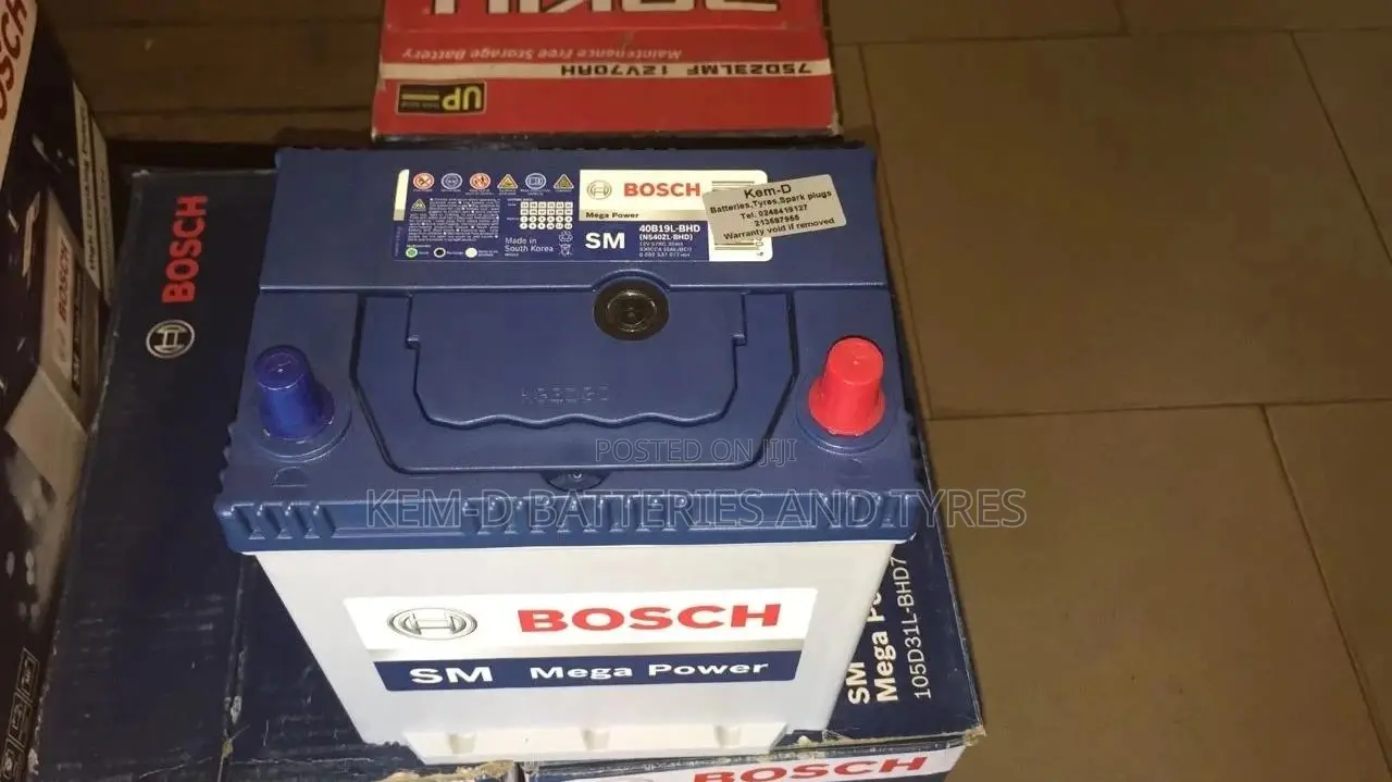 Bosch 11 Plates Car Battery + Free Door Step Delivery