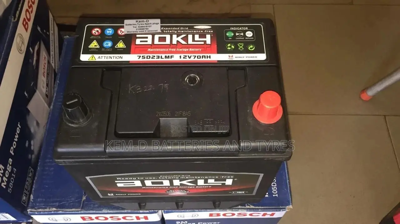 Aokly Car Battery for Corolla Camry + Free Delivery