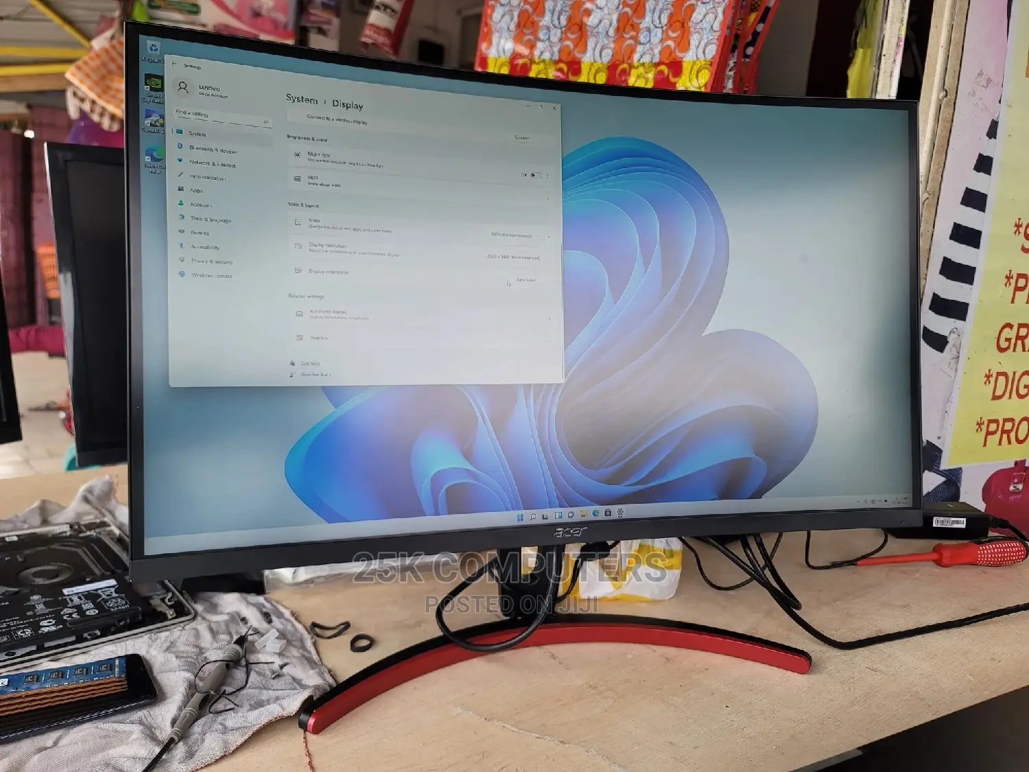Acer 27inch Qhd Curved Monitor