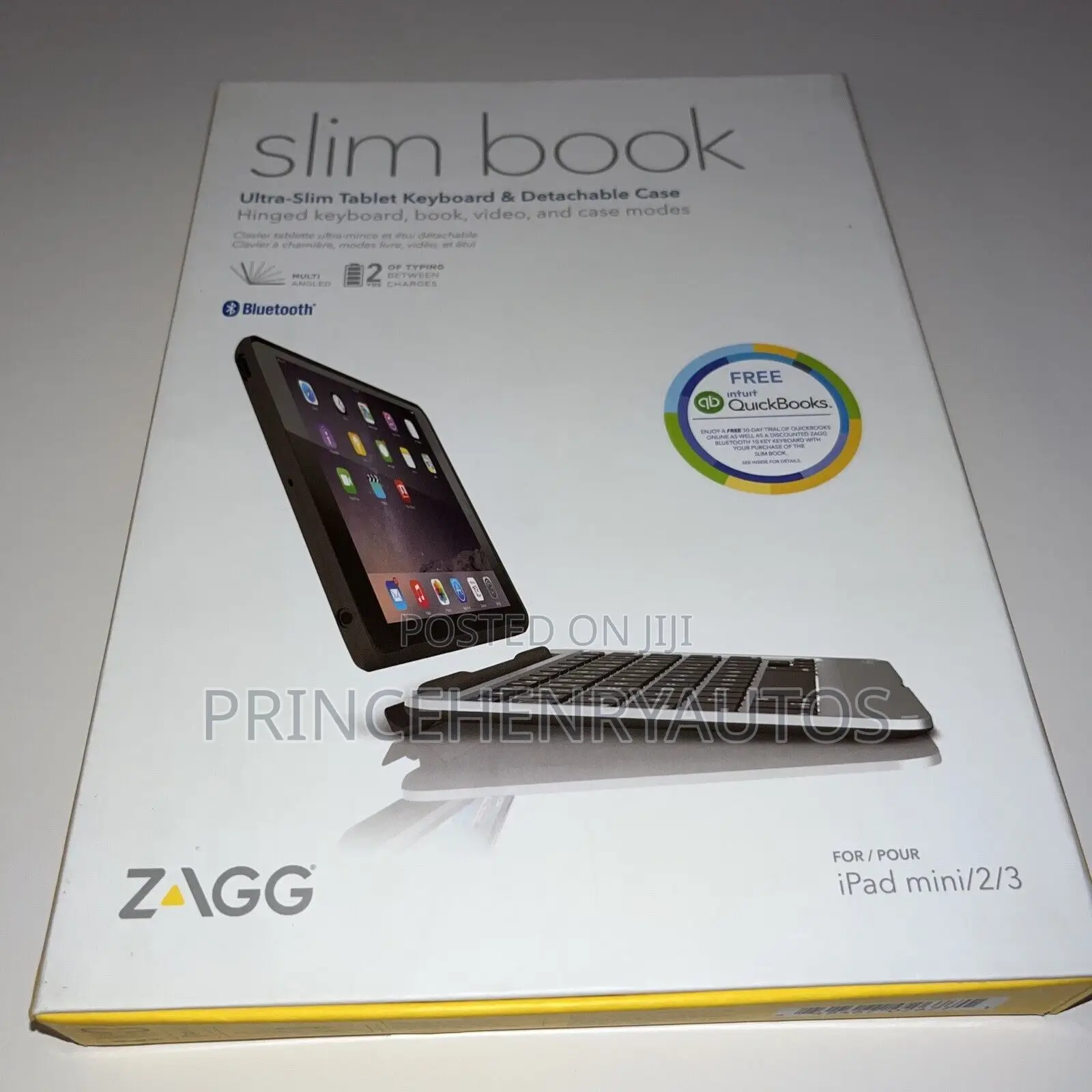 ZAGG Hinged With Bluetooth Keyboard for iPad MINI 1/2/3