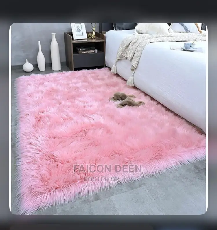 Fluffy Fur Carpet(Ultrasoft Fur*(Size180x120cm)In Diff Color