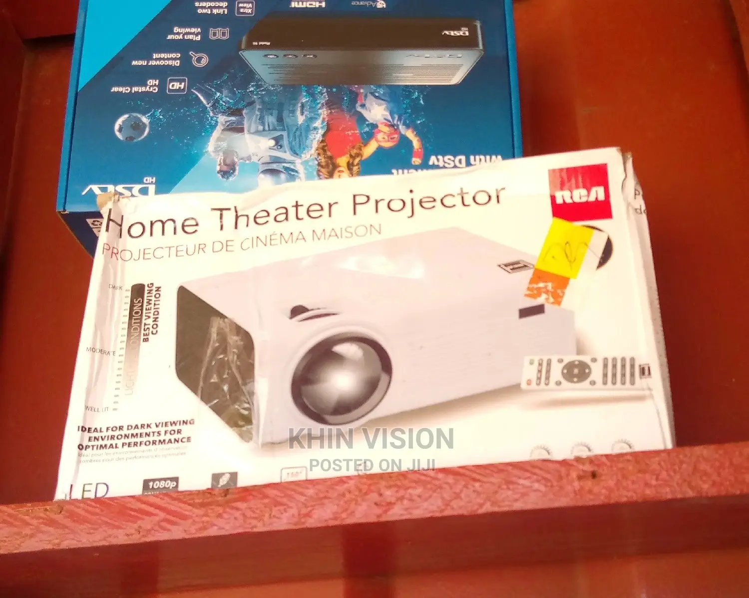 Projector With a Speaker , Microphone and Video