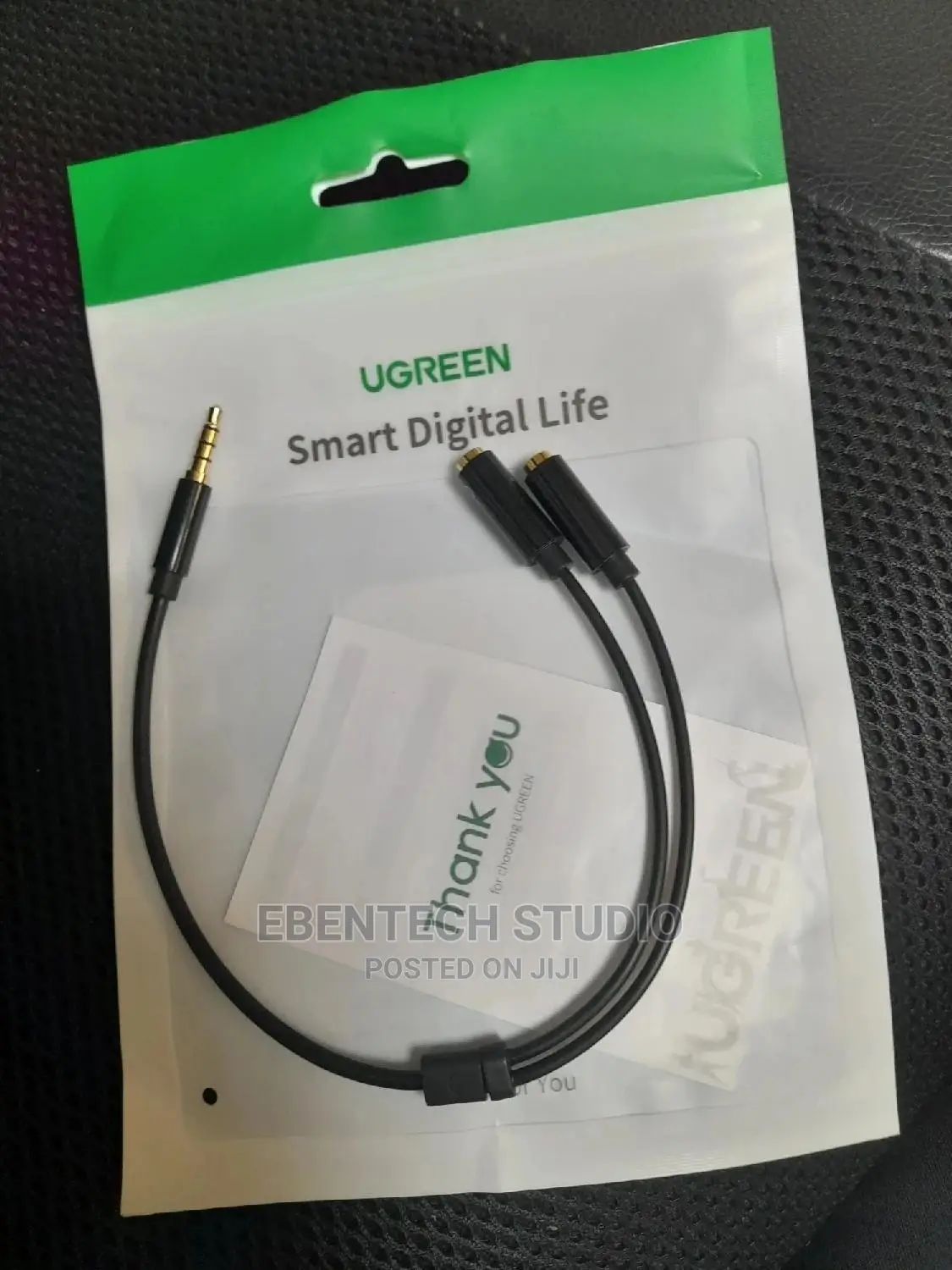 Headset Splitter 3.5mm Mini Jack to Mic and Speaker Quality