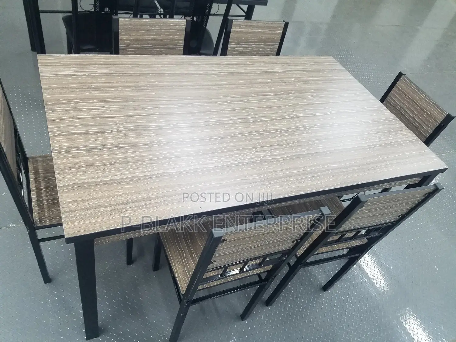Wooden Dining Table With 6chairs
