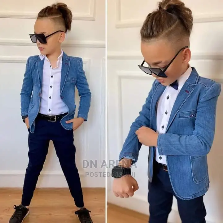 Boys Suit Set Plus Bowtie
