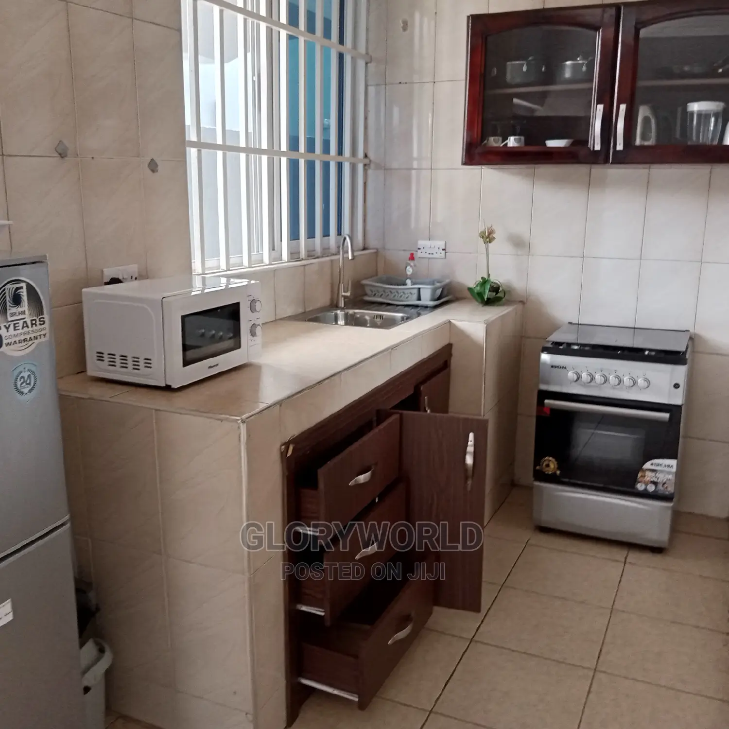 Furnished 2 Bedroom House at Spintex