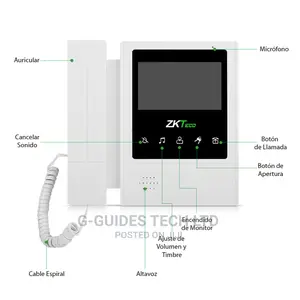 VDP04-B4 Video Intercom Kit With 4.3 Inch LCD Monitor
