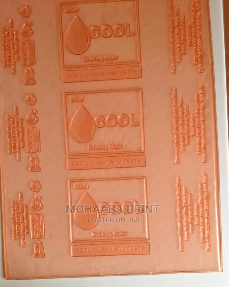 Flexo Printing Plate, for Bread, Pure Water and Others.