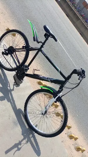 Blue Black Mountain Bike
