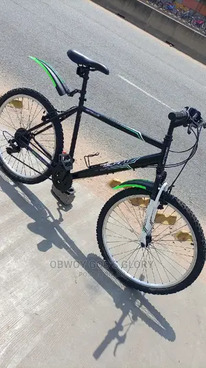 Blue Black Mountain Bike