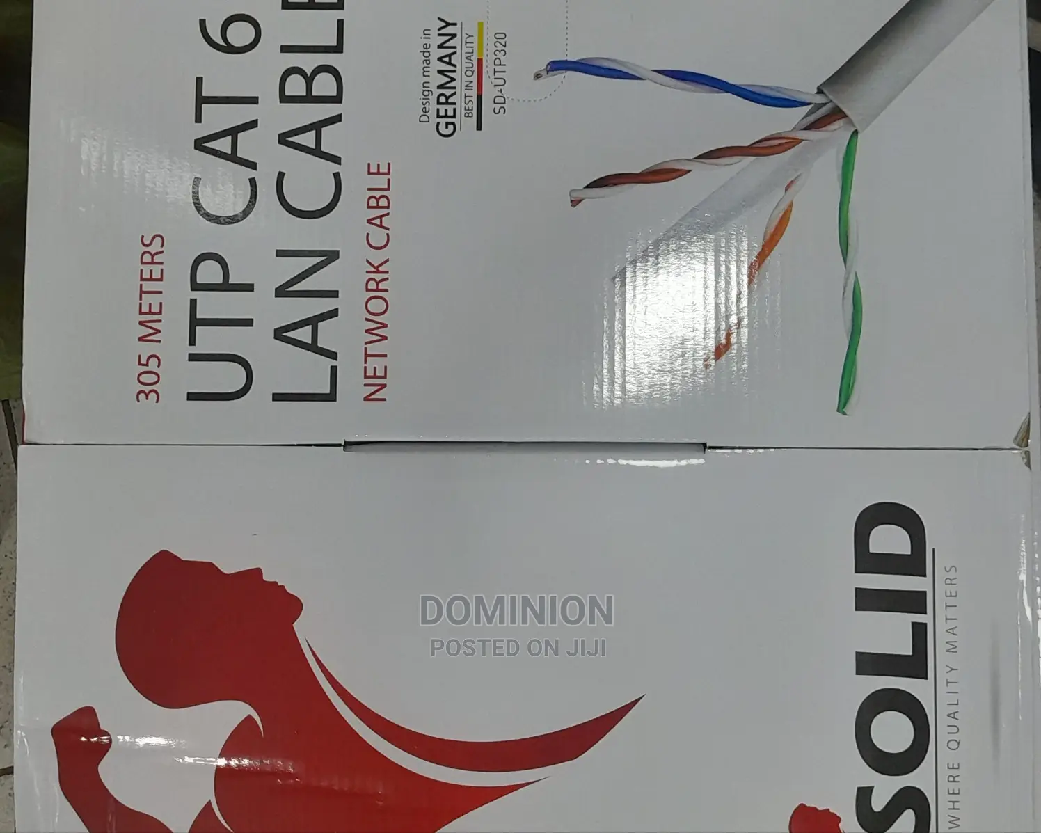 Solid 305m Utp (1000ft) Lan Cable