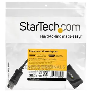 Display Port Dp To Hdmi Cable 6ft Length Startech Brand