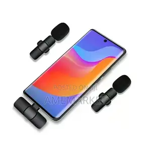 2in1 Double Wireless Microphone for iPhone Computer