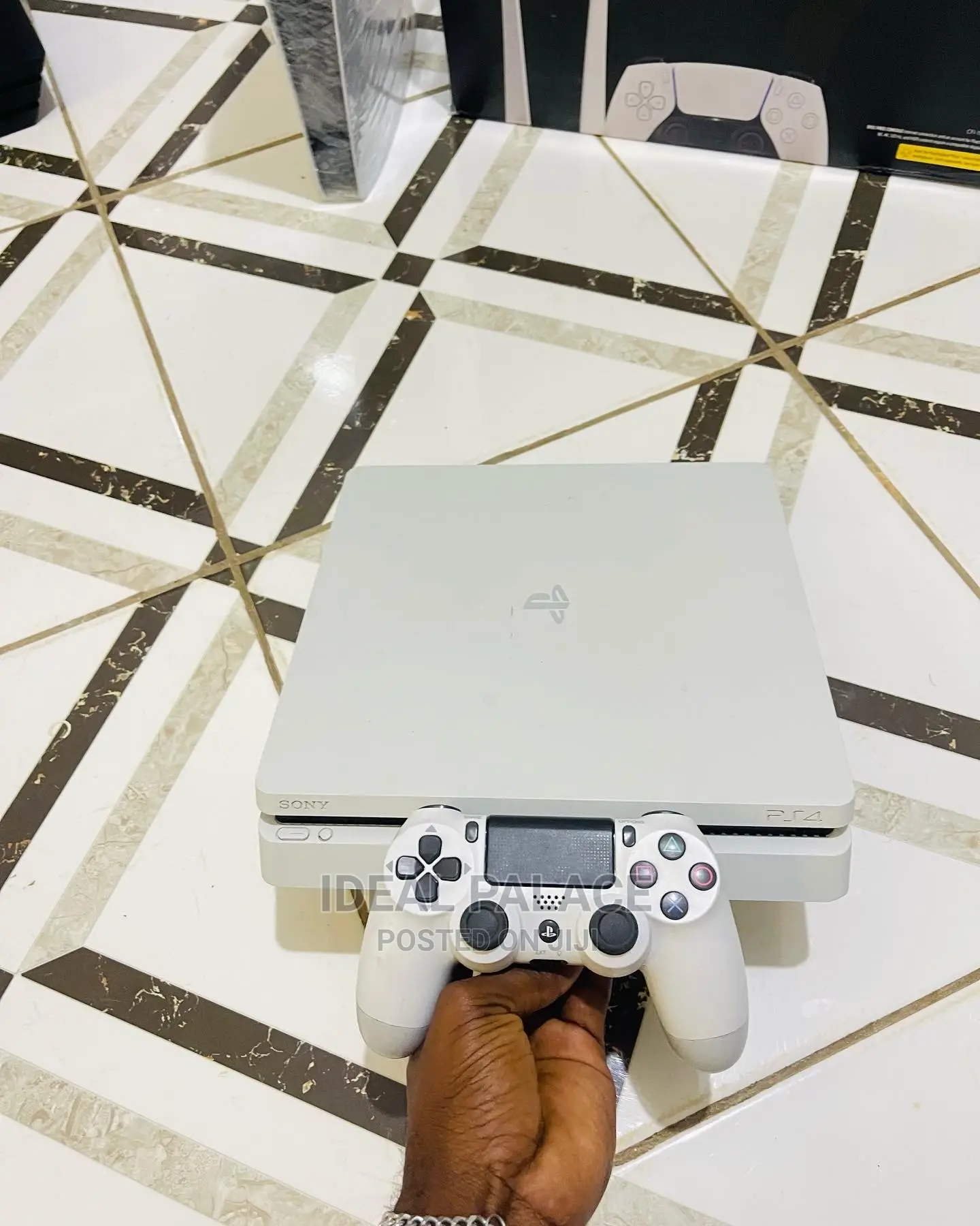 Limited White PS4 Slim With Games